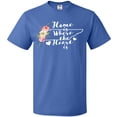 thumbnail image 3 of Inktastic Tennessee Home is Where the Heart is with Watercolor Floral T-Shirt, 3 of 5