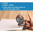 thumbnail image 4 of fafa-Thick Photo Paper 100 Sheets Heavyweight Glossy Cardstock Photo Paper 8.5x11 Inches 69LB 260Gsm for Inkjet Printer, 4 of 4
