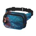 thumbnail image 2 of Fotbe Abstract Colorful Art Supplies Cangurera Cuadrada con Estampado de Doble Capa, Bolsa de Cintura Ajustable Mini para Hombres y Mujeres, 2 of 9