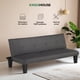 thumbnail image 2 of Sofá Cama Mia Individual Plegable y Reclinable Tapizado Lino gris oscuro, 2 of 7