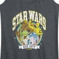 thumbnail image 3 of Star Wars - Characters Collegiate Logo - Women's Racerback Graphic Tank, 3 of 4