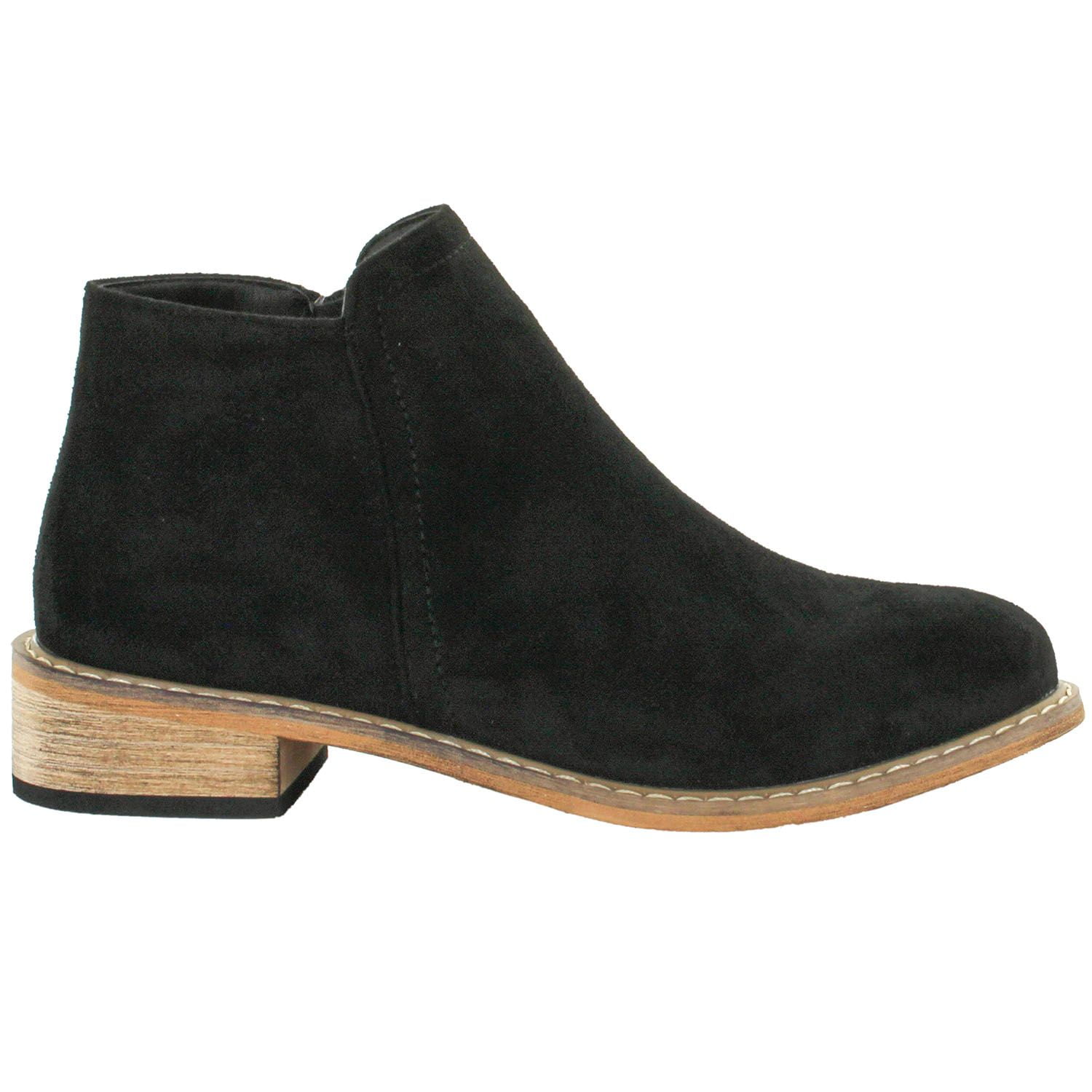 seven7 women's vegan leather ankle boot