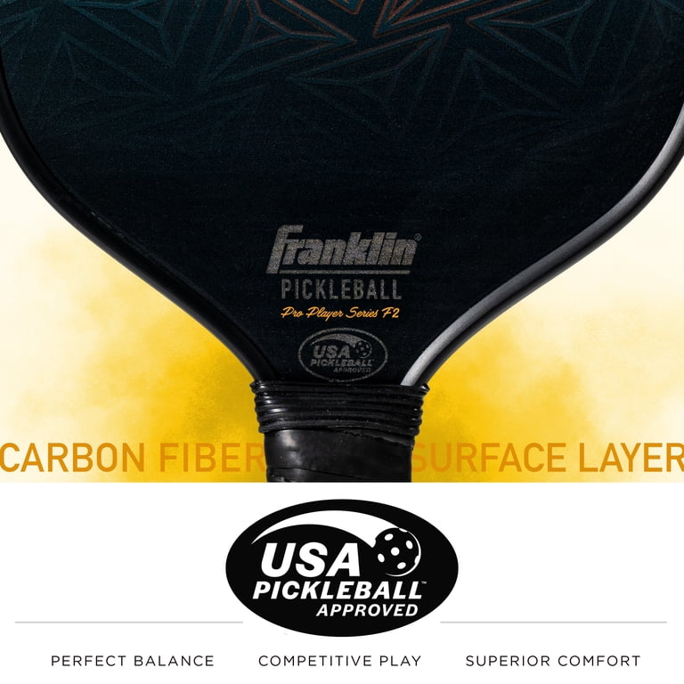 Franklin Sports Pickleball Paddle - Pro Player Series Carbon Fiber
