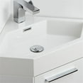 thumbnail image 2 of Fresca Coda 14" White Modern Corner Bathroom Vanity, 2 of 5