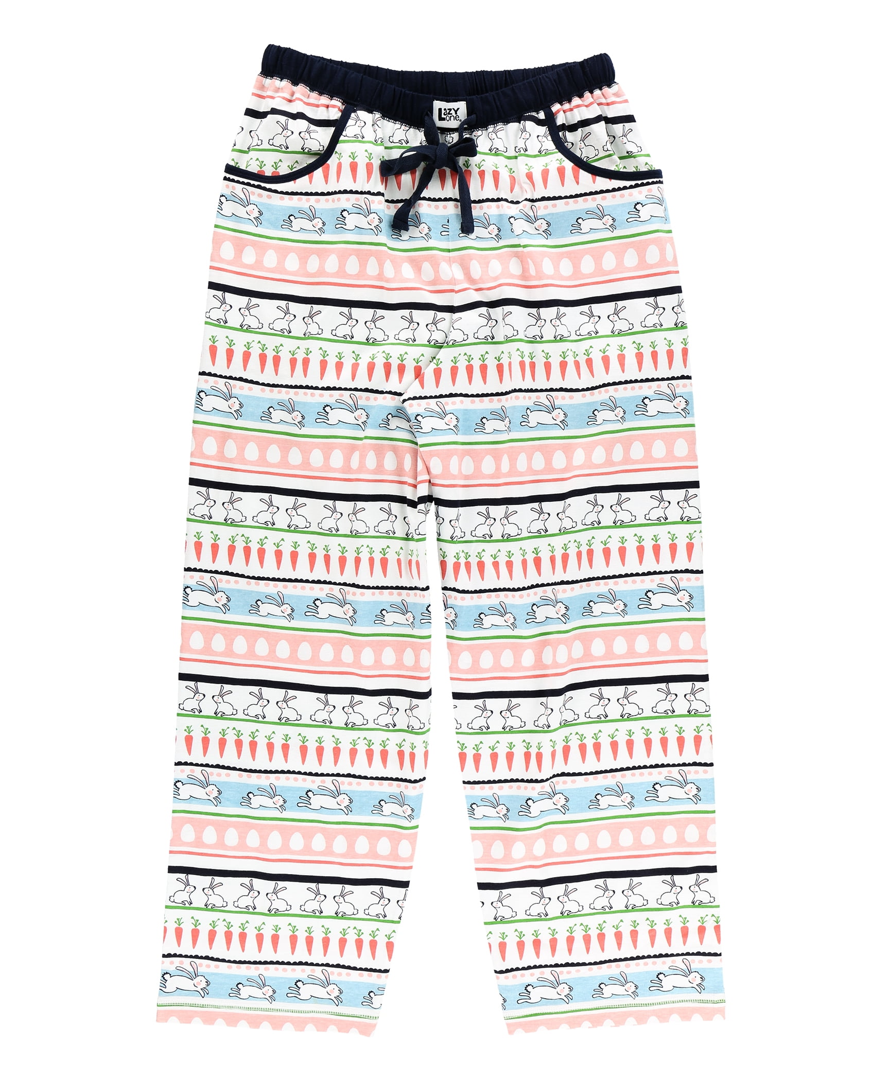 LazyOne Pajamas for Women, Cute Pajama Pants and Top Separates, Some Bunny, Medium