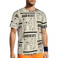 thumbnail image 3 of Newspaper Print T Shirt Summer 1971 Story Events Retro T-Shirts Trending Tshirt For Mens, 3 of 5