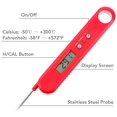 thumbnail image 3 of Stanz (TM) Digital Instant Read Meat Thermometer - Waterproof Kitchen Food Cooking Thermometer with Back Light LCD - Super Fast Electric Meat Thermometer Probe for BBQ Grilling Smoker Baking Turkey, 3 of 8