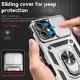 thumbnail image 4 of Fashion Case with Holder Stander Kickstand Drop Resistant Shockproof Case For iPhone 16 (6.1inch), 4 of 8