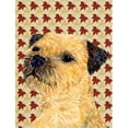 thumbnail image 1 of 11 x 15 In. Border Terrier Fall Leaves Portrait Flag, Garden Size, 1 of 1