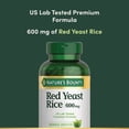 thumbnail image 4 of Nature's Bounty Red Yeast Rice 600mg Capsules, Herbal Supplement, Non-GMO, 120 Count, 4 of 10