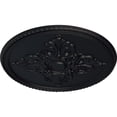 thumbnail image 3 of 54 1/4"OD x 2 7/8"P Milton Ceiling Medallion (Fits Canopies up to 10 1/2"), Hand-Painted Steel Gray, 3 of 6