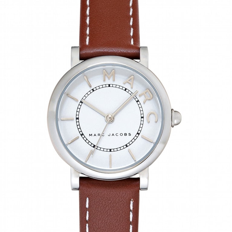 Marc Jacobs Roxy Silver Dial Brown Leather Ladies Watch 28mm  display picture 3
