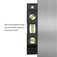 thumbnail image 3 of Magnetic Torpedo Level 3 Bubble S-pirit Level Magnetic Ruler Level Measuring Instrument Tool Multifunctional Horizontal Ruler, 3 of 5
