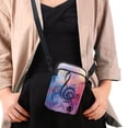 thumbnail image 4 of HELLHERO Colored Notes Shoulder Bags Polyester 2 Layers Colored Notes for Outdoor Travel Daily Use Women, 4 of 7