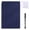 Dark Blue, variant on FXMLRLK Portable A5 Dry Erase Notebook with Wipeable Pen&Rag , 9.5x6.6 Inch Reusable Dry Erase Notebook Erasable Notebook Whiteboard Notebook for Business Home Office(Gray)