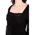 thumbnail image 6 of ThePirateDressing Women's Renaissance Medieval Tiered Dress with Bell Sleeves, 6 of 7