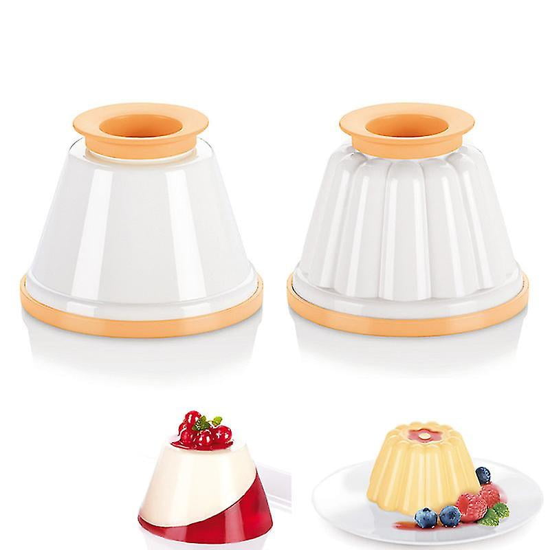 4 Pcs Pudding Molds chocolate Jelly Molds With Lid Custard Cream Cake Mould Plastic Dessert Cups Walmart