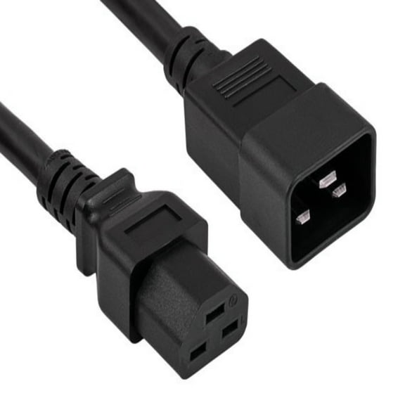 SANOXY Cables and Adapters; 15ft 12 AWG 20A 250V Heavy Duty Power Cord (IEC320 C20 to IEC320 C21)