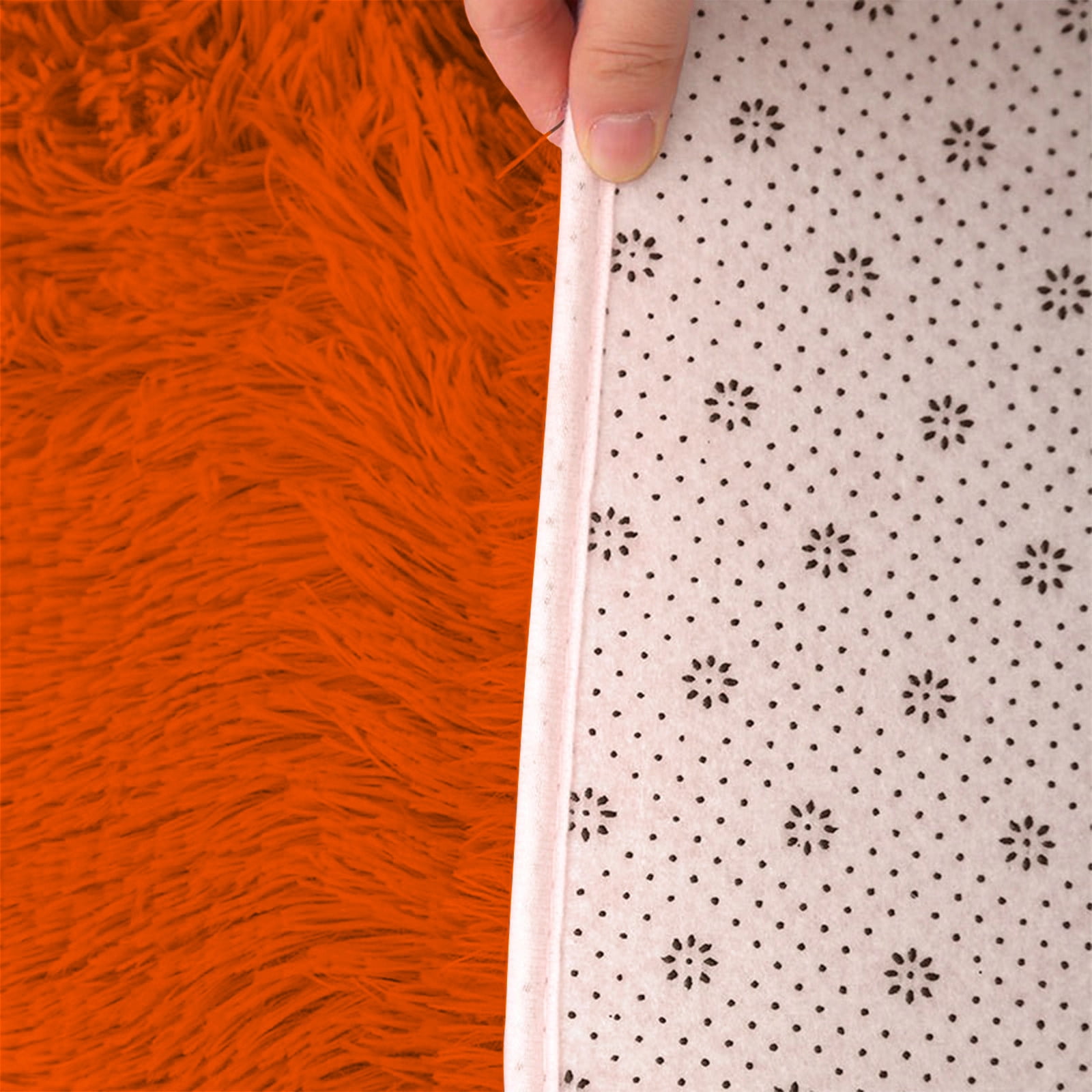UttpKLBx Fluffy Bath Mats Bath Mats for Bathroom Non-Slip Bathroom Absorbent Floor Mat Clearance Bathroom Rugs, Cute Diatomaceous Mat Bathroom (Orange)