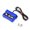 Blue, variant on 12V Motorcycle License Plate LED Light Waterproof Motorbike Tail Light For Sports Car Scooter Accessories