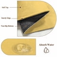 thumbnail image 6 of Pure Yellow Area Rug 5x7 FT, Non Slip Bedroom Throw Carpet, Simple Solid Color Washable Soft Floor Carpet Non-Shedding Rug for Dining Room Bedside Classroom Desk, 6 of 9