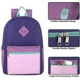 thumbnail image 4 of 24 Pack of Bulk Wholesale Multicolor Backpacks with Students, Travel, Commuting, Gym and Recreation in Female Colors Pack, 4 of 5