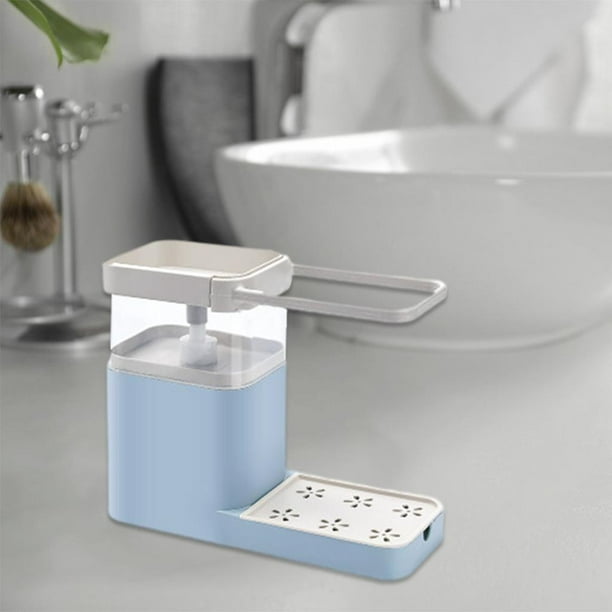Detergent dispenser for kitchen dishes liquid soap dispenser with Blue