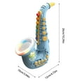 thumbnail image 3 of Olilia Toy Saxophone Toy Trumpet Clarinet Toy Saxaboom Kids Instruments ,with Light & Music Early Education Toy, for 3 4 5 6 7 Year & Up Old boy Girls - Red, 3 of 4