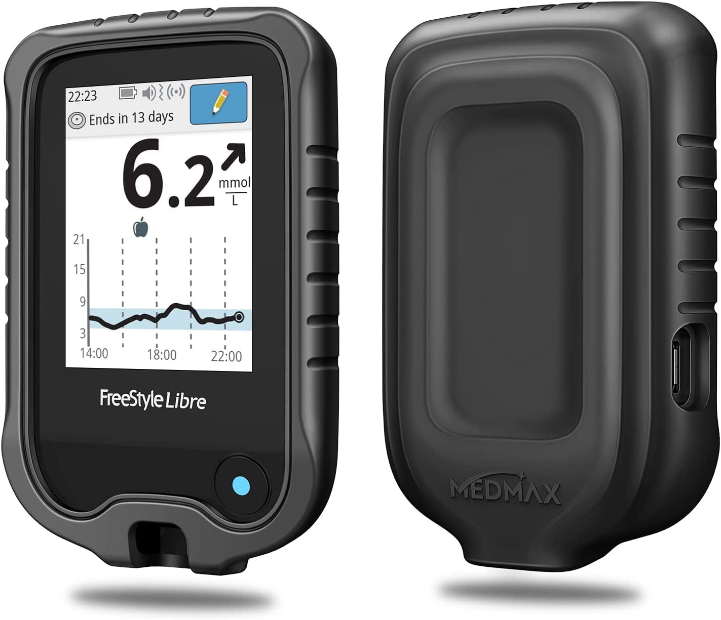 Reading Glasses Silicone Case For Freestyle Libre 2 Libre Navy Walmart Com