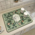 thumbnail image 1 of Kitchen Plates Dish Draining Absorbent Dry Mat Pans Washing Up Drying Board Pad, 1 of 9