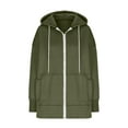 thumbnail image 6 of Women's Essentials Hoodie for Fashion Loose Long Sleeve Pullover Hoodie Pockets Sweatshirt Fleece Jacket Coat Tops, 6 of 8
