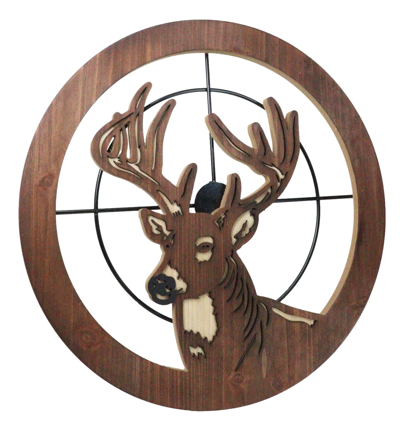 Ebros Rustic Hunter Rack Deer Skull Antler Wall Plaque Decor Figurine 14 25 Long Hunters Antler Rack Hanging Sculptures