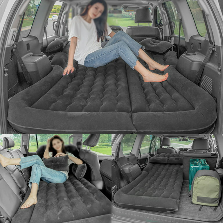 ACOUTO Car Air Mattress Vehicle Inflatable Thickened Travel Bed Sleeping  Pad Camping Accessory,Car Air Bed,Air Mattress 
