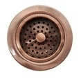 thumbnail image 5 of Westbrass D214-11 Kitchen Basket Strainer, 1-Pack, Antique Copper, 5 of 5