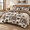 Taupe-Full, variant on - Rusticforter Set Cabinmas Lodge Western Country Bear Deer Moose Woodland Rv Outdoor Theme Soft Lightweight Bedding 3 Pieces Bro