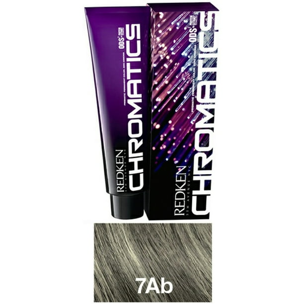 Redken Chromatics Prismatic Permanent Hair Color - 7Ab - Ash Black