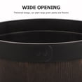 thumbnail image 4 of Barrel Planter Large Planter Pot Garden Tree Planter Garden Flower Pot Large Planter for Patio, 4 of 7