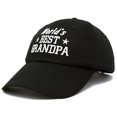 thumbnail image 4 of DALIX Worlds Best Grandpa Dad Hat Grandfather Gift Cotton Cap in Black, 4 of 6