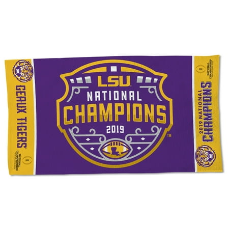 LSU Tigers WinCraft College Football Playoff 2019 National Champions Locker Room 22'' x 42'' Towel