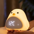 thumbnail image 3 of Reloj despertador para niños, lindo reloj con pájaro, reloj despertador para niños, lámpara de noche creativa, función de repetición, luz, 3 of 9