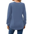 thumbnail image 4 of OutfitShow Sweatshirts for Women Casual Long Sleeve Crewneck Shirts Tunic Tops,Sizes S-3XL, 4 of 8