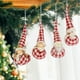 thumbnail image 2 of Adornos navideños de duende, peluche de muñeco navideño, decoración hecha a mano, muñeco de hip hop para fiestas navideñas, decoración de jardín (rojo), 2 of 6