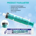 thumbnail image 2 of Jeringa SHAOTONG Luer Lock de 60 ml con tapa sin aguja x20, 2 of 9