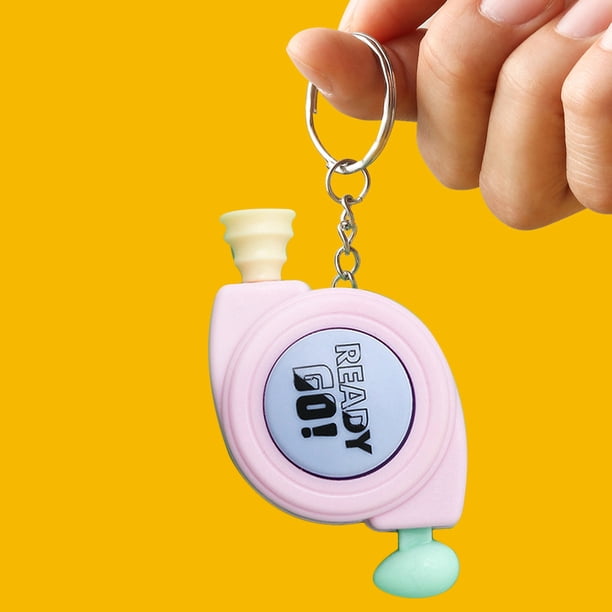 Mini juguete de memoria electrónica Montessori llavero para niños regalo de cumpleaños (rosa)