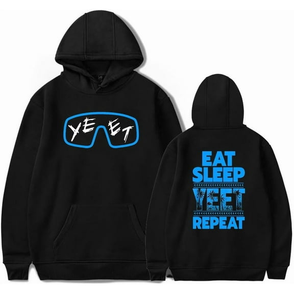 Jey USO Yeet New Logo Print Fashion Men's Hoodie Casual Loose Hoodie Street