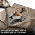 thumbnail image 2 of Bolso de viaje Halfday Premium 2 en 1 para ropa 45 L de nailon balístico, 2 of 9