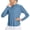 Blue, variant on Women's UPF 50+ Sun Shirt with Hood SPF Long Sleeve UV Protection Clothing Hiking Fishing Outdoor Lightweight Heather Light Blue XS