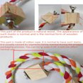 thumbnail image 2 of AAOMASSR 1pc Random Color Rope Perch Stand Swing Rings Climbing Toys For Birds  Parrots  Hamsters Cage Climbing Rope Toy, 2 of 5