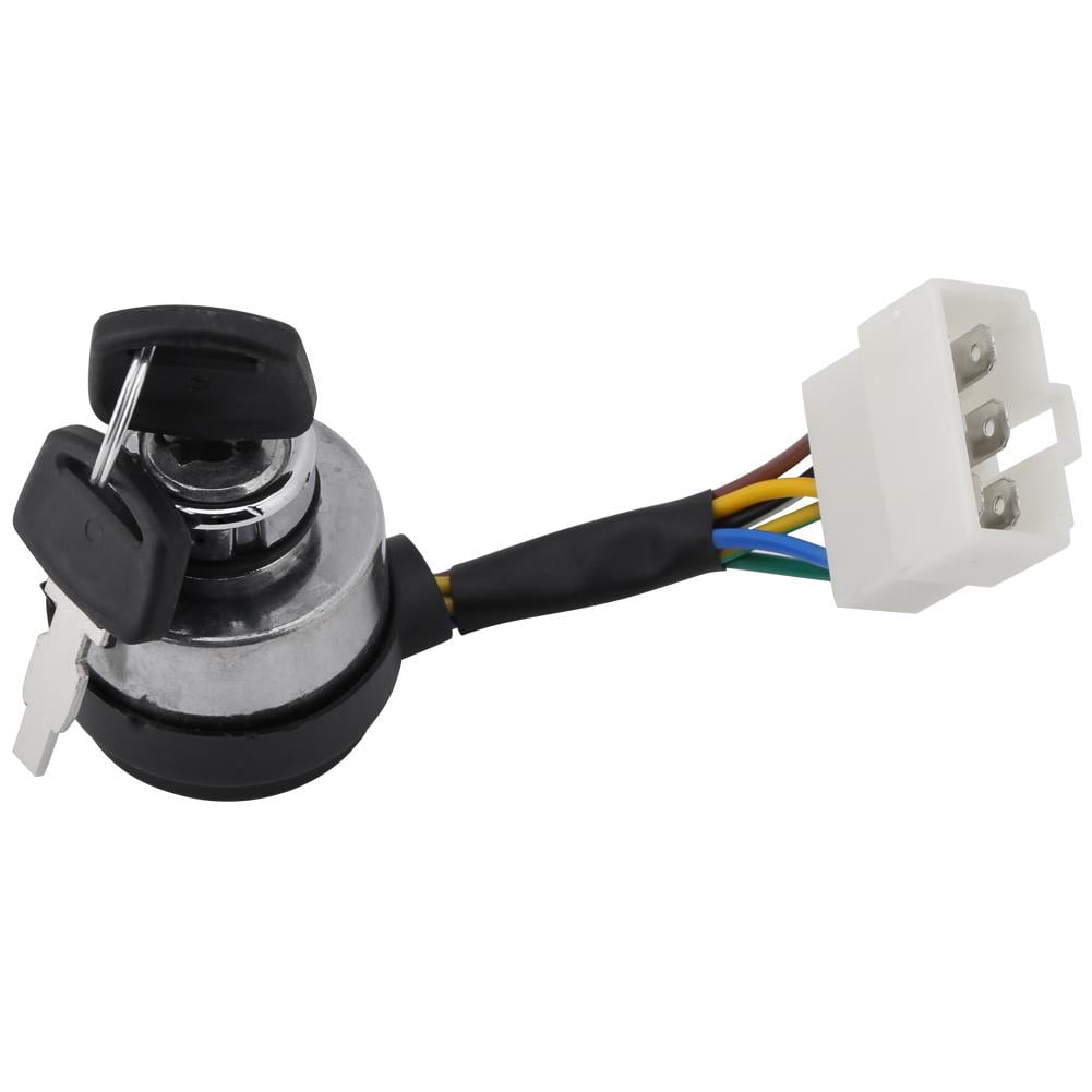 Mgaxyff 6 Wire Ignition Start Key Switch For 2.56.5KW 188F Gas