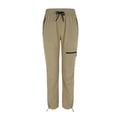thumbnail image 4 of AWXNJUX Women's Cargo Hiking Pants Outdoor Water UPF 50+ Long Pants With Zipper Up Pocket (Khaki,XL), 4 of 7